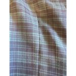 7 For All Mankind  Mauve Double Breasted Blazer Cropped Plaid Wide Notch Large Photo 8