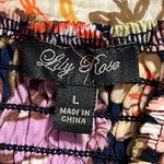 Lila Rose Lily Rose junior large midi dress puff sleeve tie back all over floral print nwt Photo 5