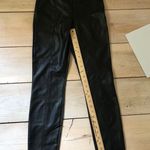 ZARA  NWT Women's Hi Rise Faux Leather Legging Size S Photo 9
