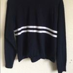 Brandy Melville  navy/cream striped long sleeve acacia top Photo 2