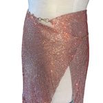 Poster Girl Rhinestone Syphera Skirt in Aperol Spritz XSmall New Women Chainmail Photo 6