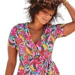 Swimsuits for All Women's Plus Size Short Sleeve Faux Wrap Tankini Top Photo 0