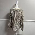 Sézane Sezane Bonny Sequin Long Sleeve Pullover Blouse Top Tassels Cream Ecru 38 Photo 12