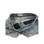 Free People Womens Distressed Fray Mid Rise Denim Jean Shorts Size 27 Photo 2
