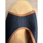 L.L.Bean  Women's Wedge Sandals Size 8 Blue Brown Photo 5