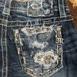 Miss Me Women's Distressed Denim Shorts - Blue Photo 3