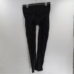 Everyone sucks but me lace floral leggings black size XL edgy grunge rave sexy Photo 3