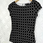 White House | Black Market Polka Dot Peplum Blouse Photo 1