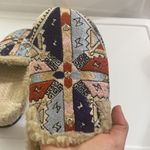 Free People  textile damon cozy mules in blue combo size 36.5 Photo 96