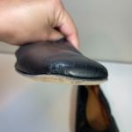 ATP All Tomorrows Parties Womens Shoes Black Leather Flats Size 40 Slip On Italy Photo 7