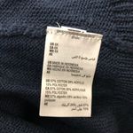 Style & Co Womens Tunic Sweater Ruffle Scoop Neck Cotton Blend Navy Blue 0X Photo 3