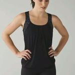 Lululemon  Size 8 Nouveau Limits Tank Butterfly Texture Mink Berry Black Photo 0