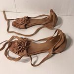 Madewell leather blush pink ankle strap sandals women size 8 Photo 2