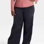 Universal Threads NWT Women's Universal Thread Black High Rise Wide Leg Jeans Photo 0