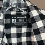 Carhartt Women's Rugged Flex Loose Fit Midweight Flannel Long-Sleeve Plaid Shirt Photo 3