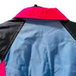 Nike  Vintage 90's Blue Pink Windbreaker Jacket Size Small Women's Neon Lined Photo 6