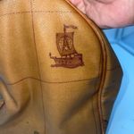 Alviero Martini I'IASSE Made Italy Geo Map Print Satchel Barrel‎ Handbag Doctor Tan Photo 5