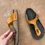 Birkenstock  big buckle with tan yellow leather EU 39 US 8/8.5 Photo 1