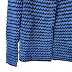 Krimson Klover Midnight Sun Button Cardigan Blue Black Womens Small Wool Alpaca Photo 3