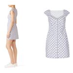 Saylor Dress Women Large Purple Plaid Gingham Hadleigh Mini MSRP$225 Preppy Boho Photo 9