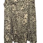 Sigrid Olsen  Floral Patterned Brown & Cream Skirt Photo 1