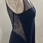 BCBG Paris Ariel Navy Laced Maxi Dress Photo 2
