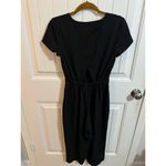 J.Crew Women's Black Jumpsuit Short Sleeve Pleated Size 2 Zip Closure Photo 6