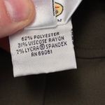 Talbots Woman Classic Fit Stretch Khaki Brown Wide Leg Career Pants Women's 18W Photo 6