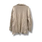 Talbots Wool Blend Blazer Women's Medium Beige Knit Office Casual Layered Photo 1