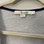 Boden Cardigan Sweater Small Gray Wool Mohair Open Front Photo 4