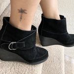 Very Volatile Black Suede Booties 7.5 Photo 0