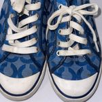 Coach  Denim Classic Signature Sneakers Size 6.5B Photo 1