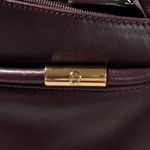 Etienne Aigner Signature Classic Shoulder Bag Purse Genuine Leather Burgundy Vtg Photo 2