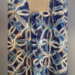 Calvin Klein Jeans Calvin Klein blue and tan tank top Photo 1