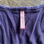 Eight Sixty Surplice Top Cross Front Purple Plus Size 1 Feminine Stretchchy Photo 1