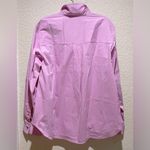 Lululemon NEW  Vita Pink Relaxed Fit Button Down Shirt, Cotton Blend Poplin SizeM Photo 5