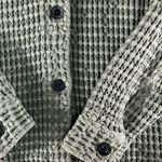 Sundance Catalogue 1 Small Waffle Jacket Button Front Cotton Oversized RARE Photo 2