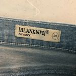 BLANK NYC Womens Jeans The Varick Cropped Kick Flare Raw Hem Light Wash Size 29 Photo 2