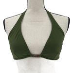 RYGY Womens Green Halter Swim Top Size M Photo 0