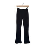 ZARA  Small Black Contouring Stretch Flare Trouser Dress Pants Business Photo 1