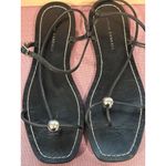 Loeffler Randall  Lara Sandals in Black 9 with box Womens Leather Flats Photo 6