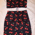 SheIn Two Piece Cherry Print Outfit  Photo 0