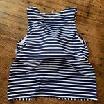 Lands' End blue nautical striped 18 vacationcore tankini top Photo 2