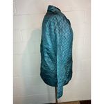 Jacket Quilted silk reversible bright green blue pink Size XL Photo 10
