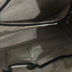 Goldenbleu Black Leather Shoulder Bag with Gold Accents Photo 5