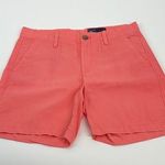 Gap Pink Bermuda Shorts Tailored Cotton Mid-Length Photo 0