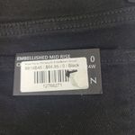 Risen Women's High Rise Crossover Jeans Black Size 0/24 Waist Size 24 Photo 10