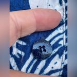 Jams World  blue floral print button down size medium Photo 4