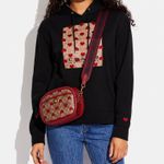 Coach Camera Bag In Signature Canvas With Heart Print NEW WITH DUST BAG Photo 8