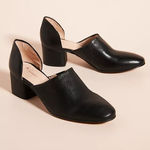 Anthropologie By Black Leather Layla Heeled Shooties Photo 0